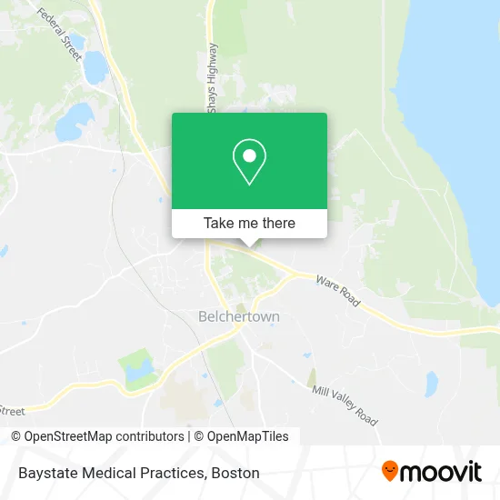 Baystate Medical Practices map