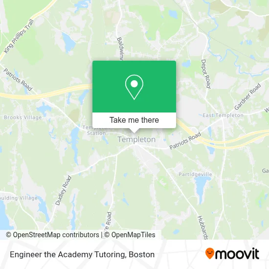 Engineer the Academy Tutoring map