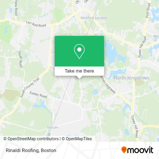 Rinaldi Roofing map