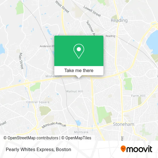 Pearly Whites Express map