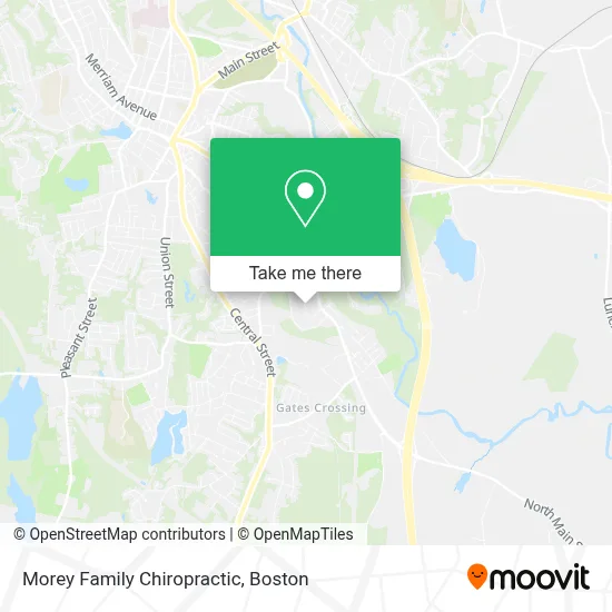 Morey Family Chiropractic map