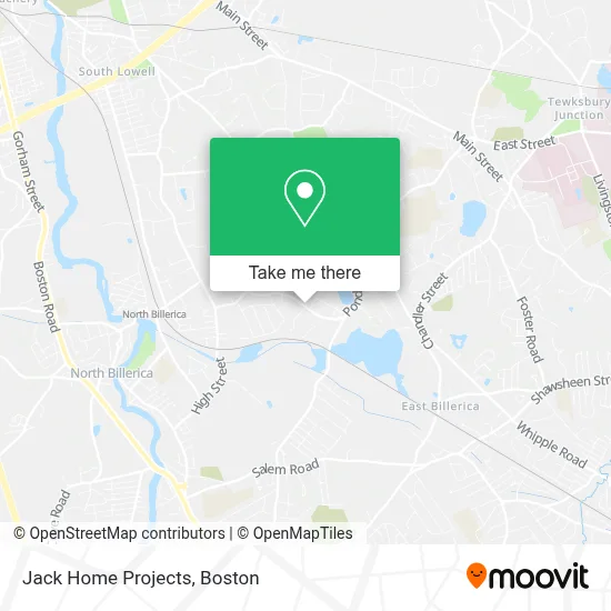 Jack Home Projects map
