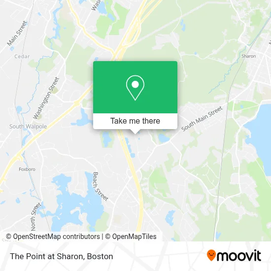 The Point at Sharon map