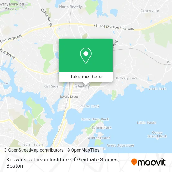 Knowles Johnson Institute Of Graduate Studies map