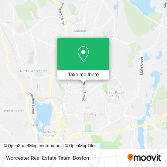 Worcester Real Estate Team map