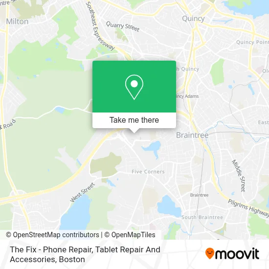 The Fix - Phone Repair, Tablet Repair And Accessories map