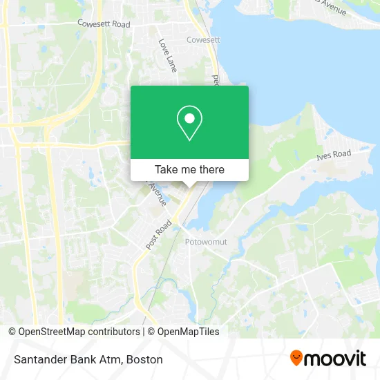 Santander Bank Atm map