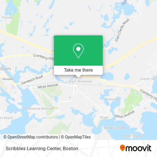 Scribbles Learning Center map
