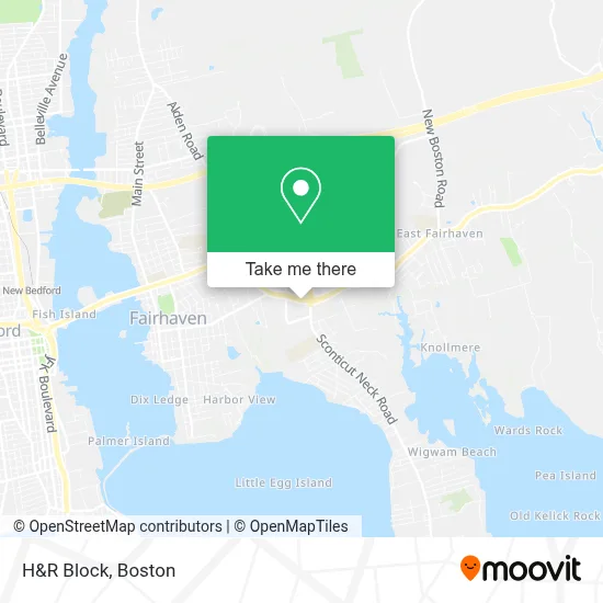 H&R Block map