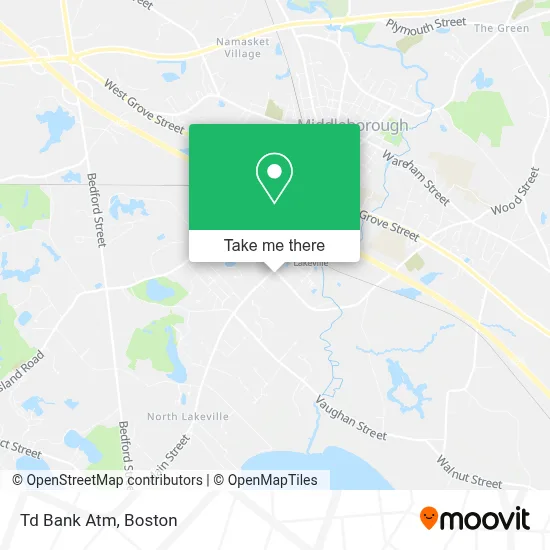 Td Bank Atm map