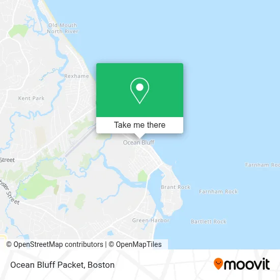 Ocean Bluff Packet map