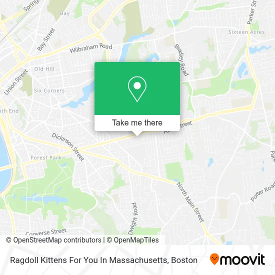 Ragdoll Kittens For You In Massachusetts map