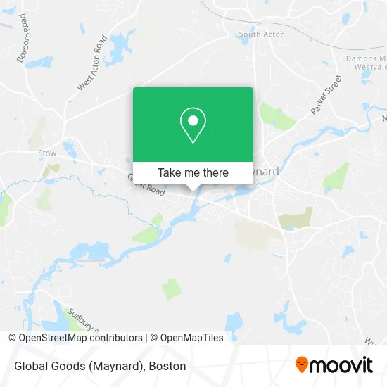 Global Goods (Maynard) map