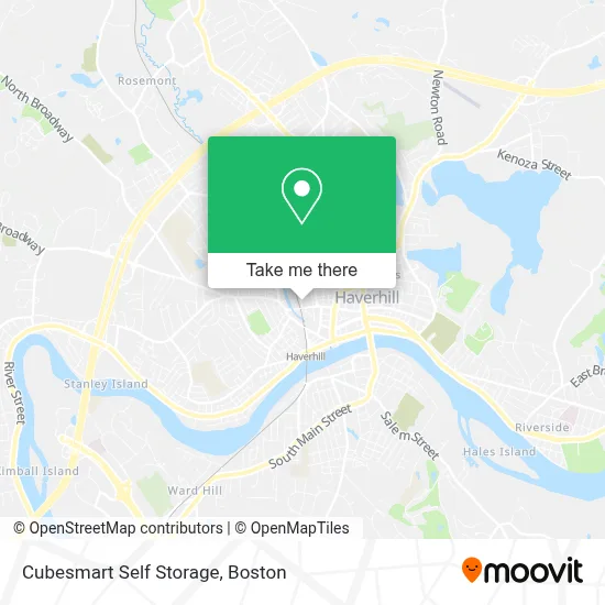Cubesmart Self Storage map