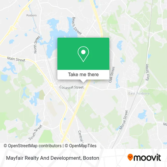 Mayfair Realty And Development map