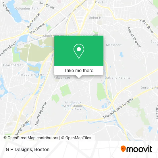 G P Designs map