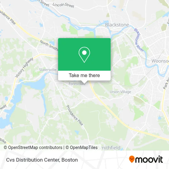 Cvs Distribution Center map