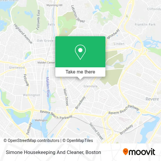 Simone Housekeeping And Cleaner map