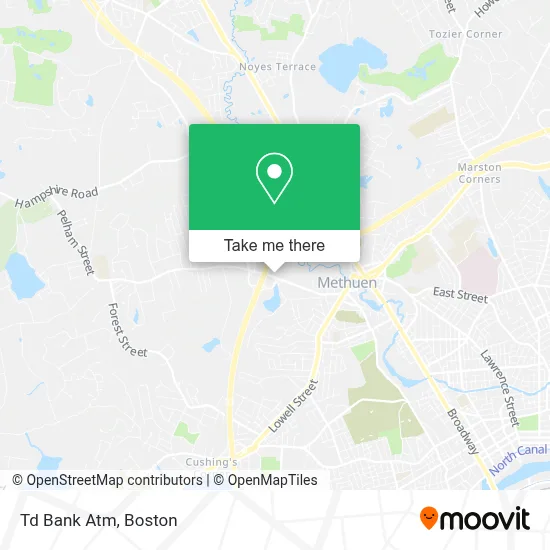Td Bank Atm map