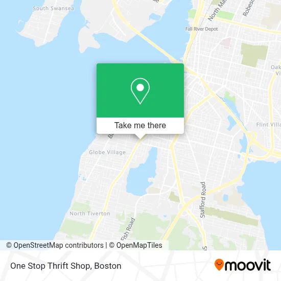 One Stop Thrift Shop map