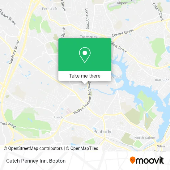 Catch Penney Inn map