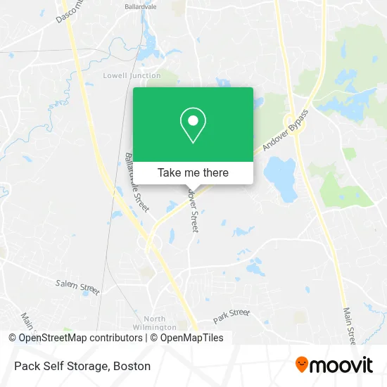 Pack Self Storage map