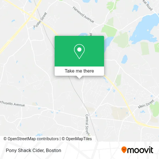 Pony Shack Cider map