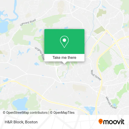 H&R Block map