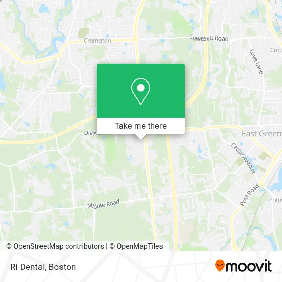 Ri Dental map
