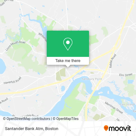 Santander Bank Atm map