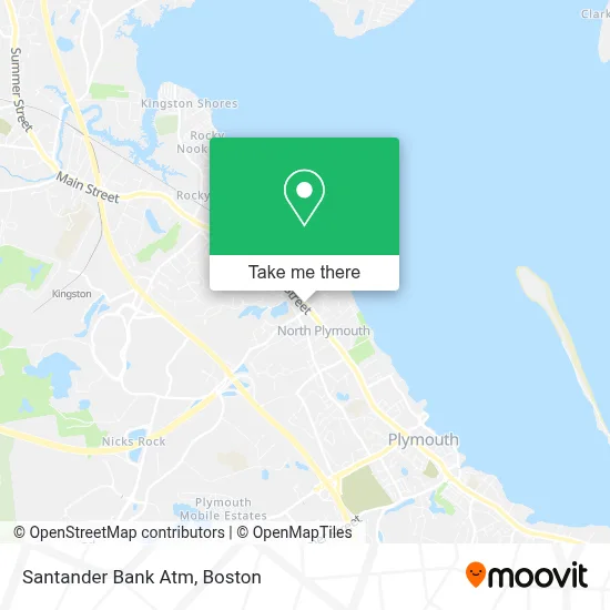 Santander Bank Atm map