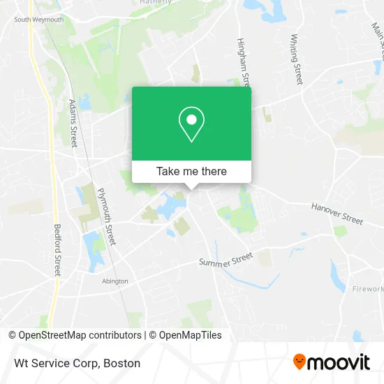 Wt Service Corp map