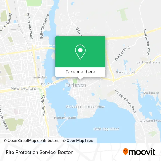 Fire Protection Service map