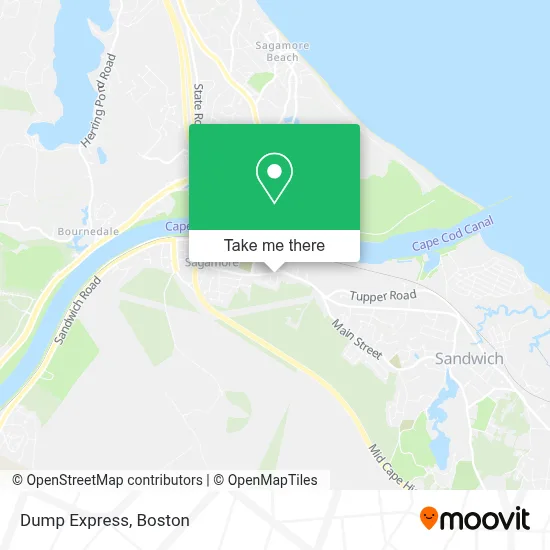 Dump Express map