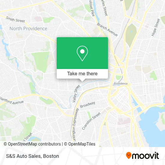 S&S Auto Sales map
