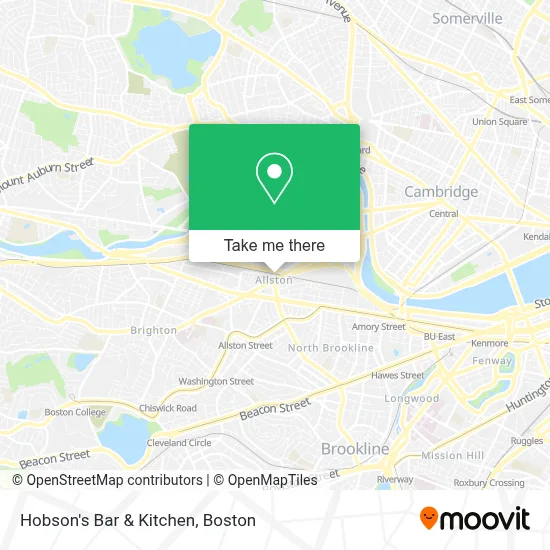 Hobson's Bar & Kitchen map