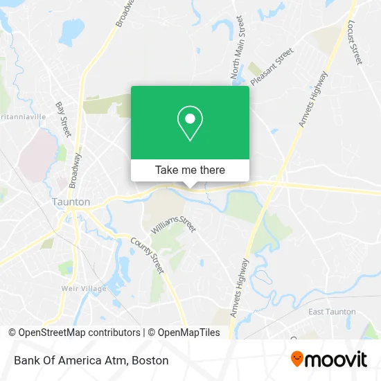 Bank Of America Atm map