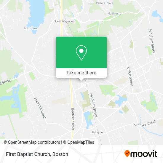 First Baptist Church map