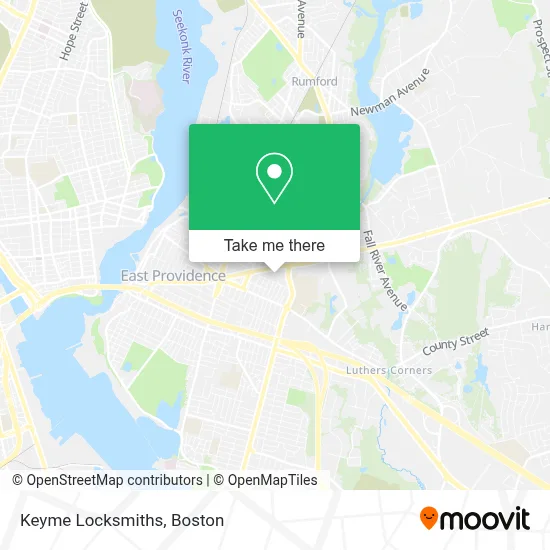 Keyme Locksmiths map