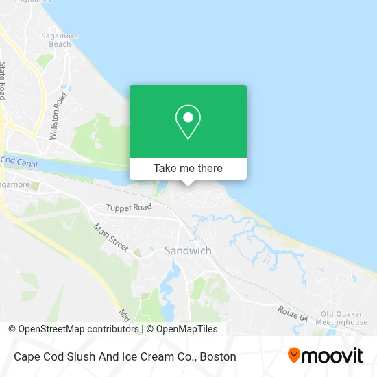 Cape Cod Slush And Ice Cream Co. map