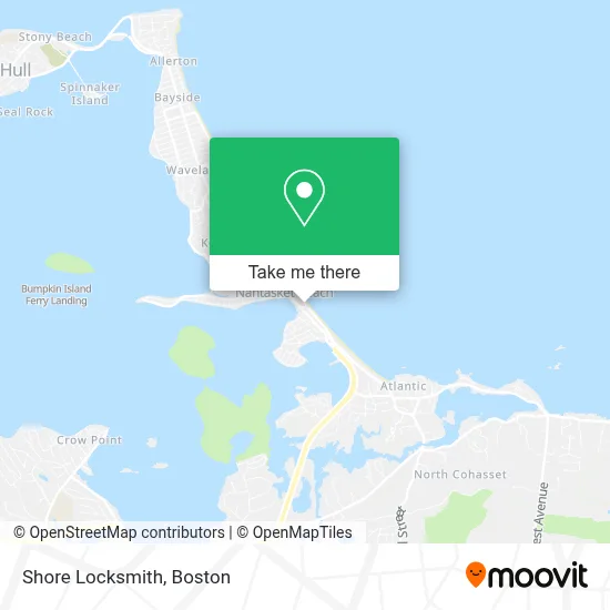 Shore Locksmith map