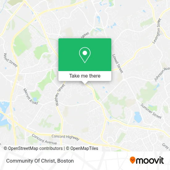 Community Of Christ map
