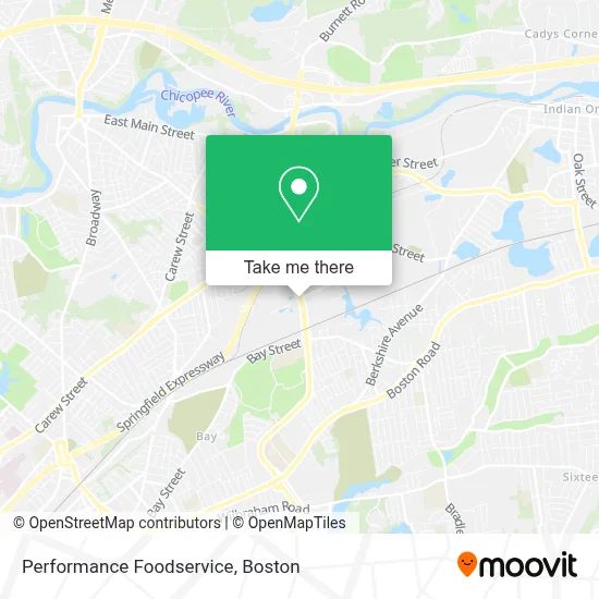 Performance Foodservice map