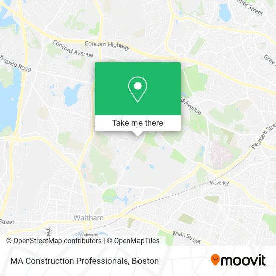 MA Construction Professionals map
