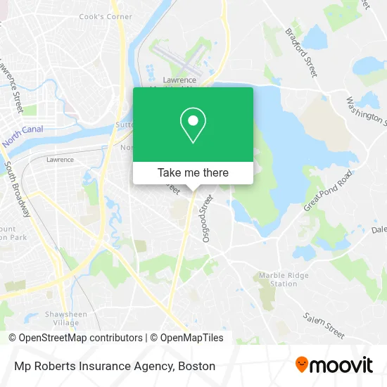 Mp Roberts Insurance Agency map