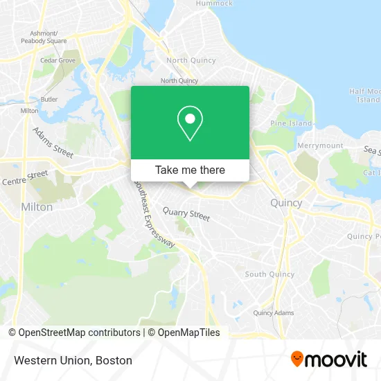 Western Union map