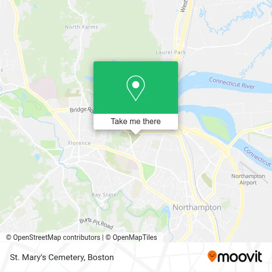 St. Mary's Cemetery map