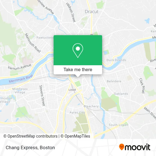 Chang Express map