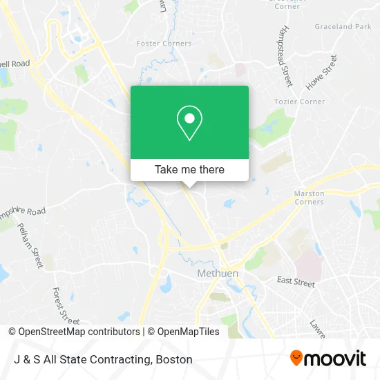 J & S All State Contracting map