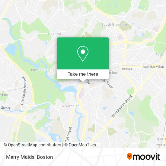 Merry Maids map